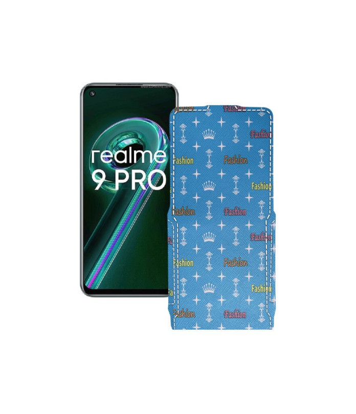 Чохол-флип з екошкіри для телефону Realme 9 Pro