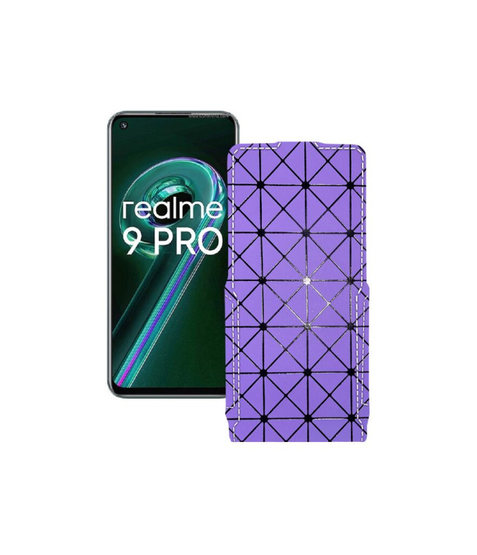 Чохол-флип з екошкіри для телефону Realme 9 Pro