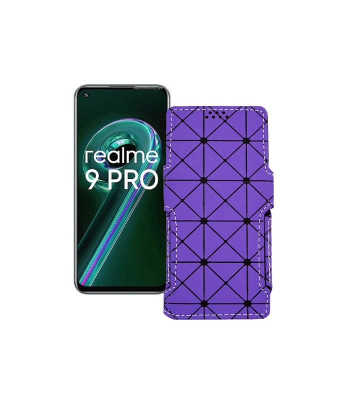 Чохол-книжка з екошкіри для телефону Realme 9 Pro