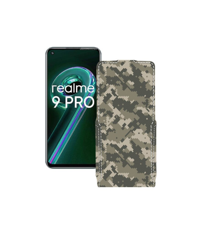 Чохол-флип з екошкіри для телефону Realme 9 Pro