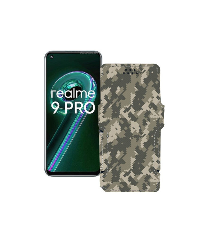 Чохол-книжка з екошкіри для телефону Realme 9 Pro