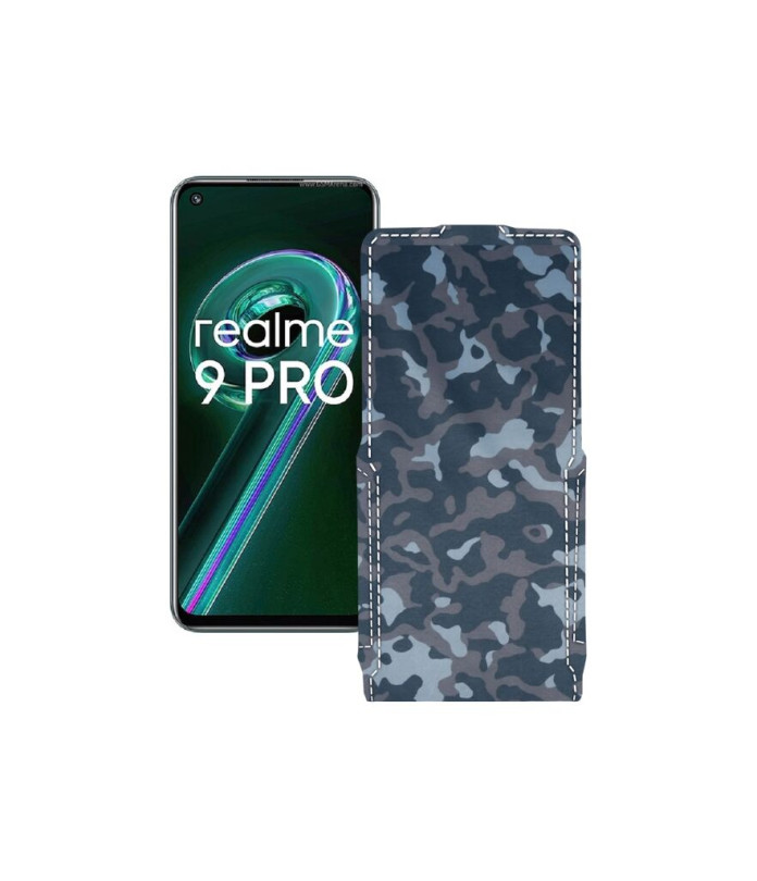 Чохол-флип з екошкіри для телефону Realme 9 Pro