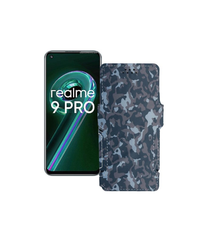 Чохол-книжка з екошкіри для телефону Realme 9 Pro