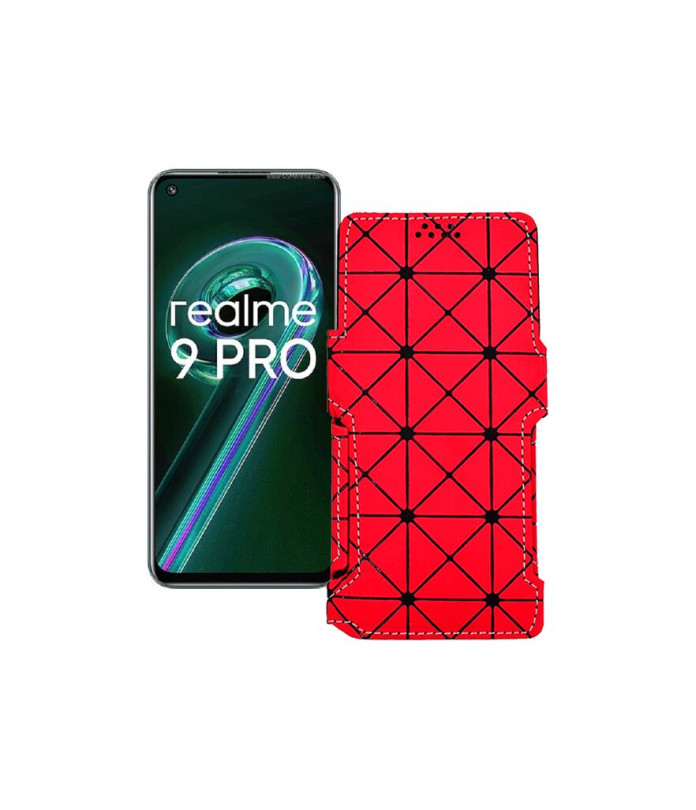 Чохол-книжка з екошкіри для телефону Realme 9 Pro