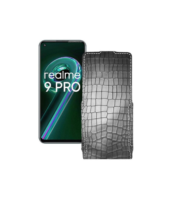 Чохол-флип з екошкіри для телефону Realme 9 Pro