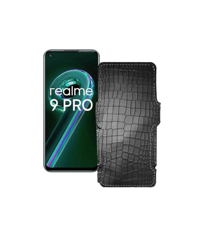 Чохол-книжка з екошкіри для телефону Realme 9 Pro