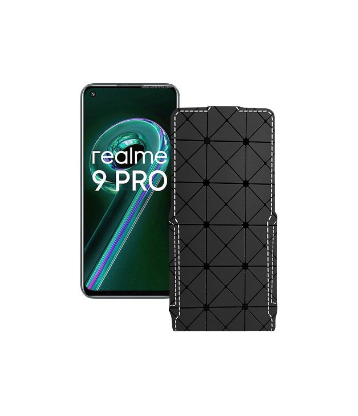 Чохол-флип з екошкіри для телефону Realme 9 Pro