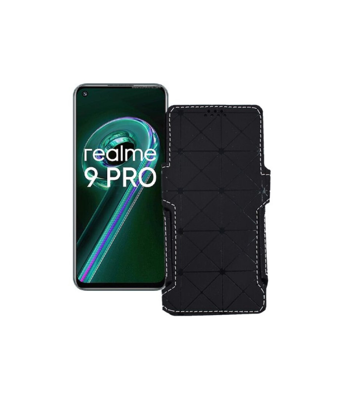 Чохол-книжка з екошкіри для телефону Realme 9 Pro