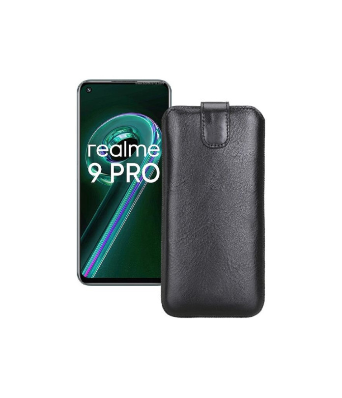 Витяжка з екошкіри для телефону Realme 9 Pro