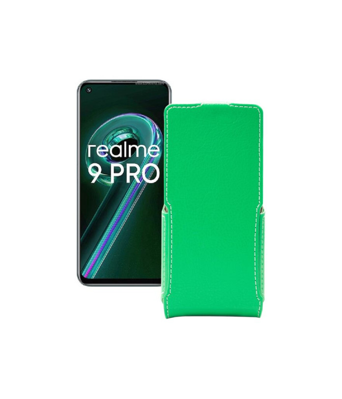 Чохол-флип з екошкіри для телефону Realme 9 Pro