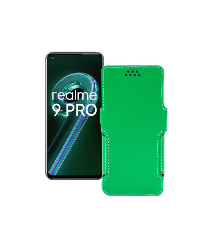 Чохол-книжка з екошкіри для телефону Realme 9 Pro