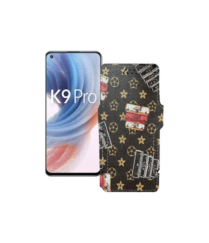 Чохол-книжка з екошкіри для телефону OPPO K9 Pro