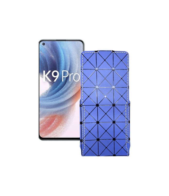 Чохол-флип з екошкіри для телефону OPPO K9 Pro