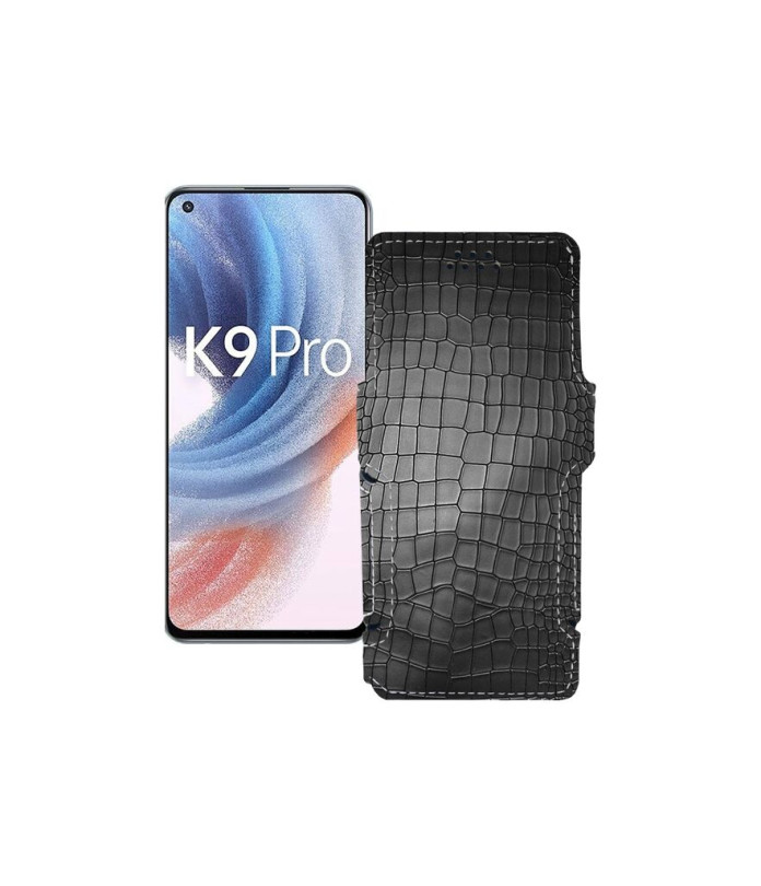 Чохол-книжка з екошкіри для телефону OPPO K9 Pro