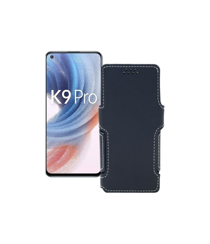 Чохол-книжка з екошкіри для телефону OPPO K9 Pro