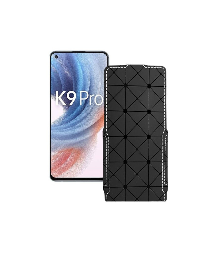 Чохол-флип з екошкіри для телефону OPPO K9 Pro