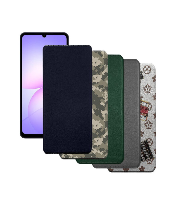 Накладка з екошкіри для телефону Samsung Galaxy M07 4G (M075)