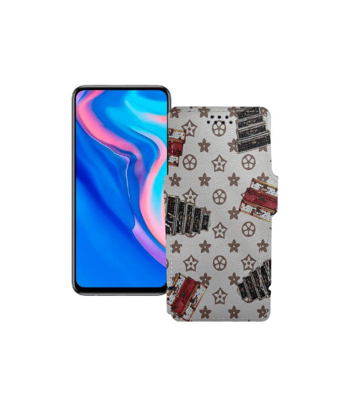 Чохол-книжка з екошкіри для телефону Huawei Y9 Prime