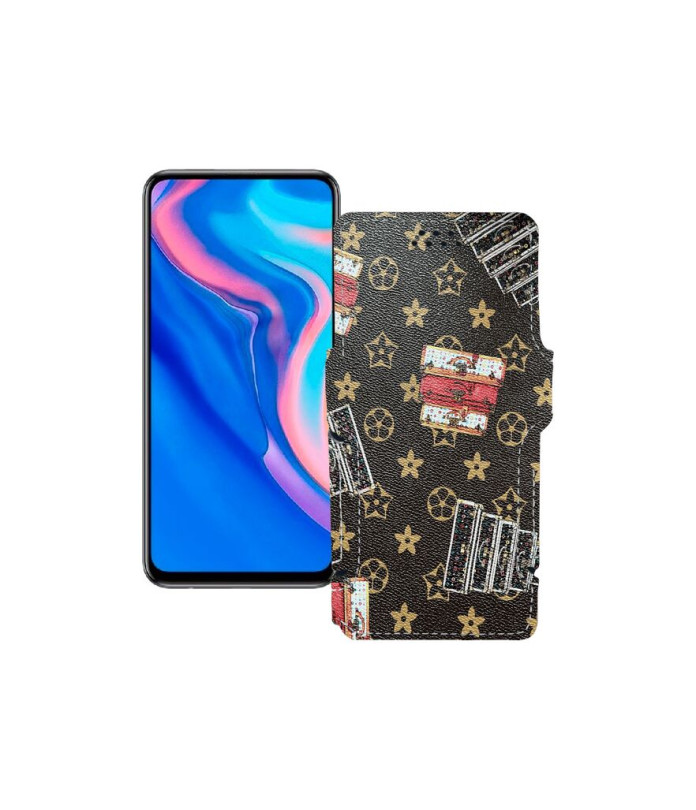 Чохол-книжка з екошкіри для телефону Huawei Y9 Prime