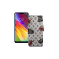 Чохол-книжка з екошкіри для телефону LG Q9