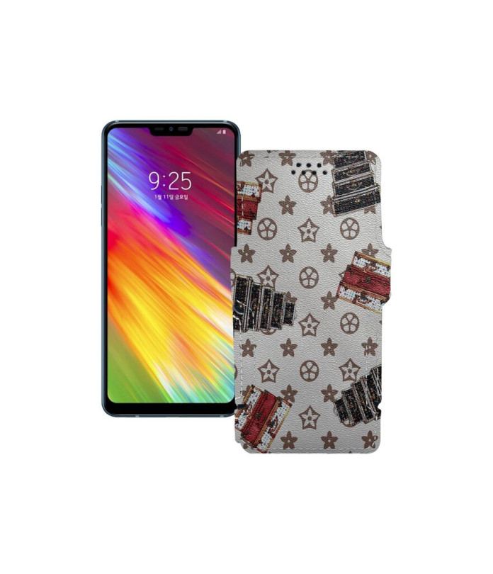 Чохол-книжка з екошкіри для телефону LG Q9