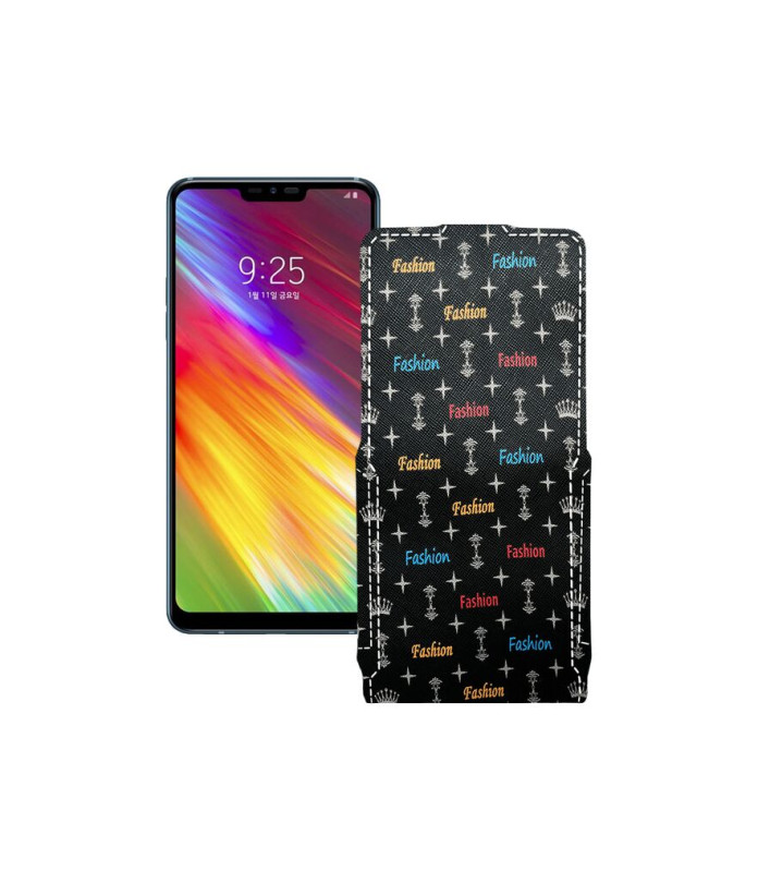 Чохол-флип з екошкіри для телефону LG Q9