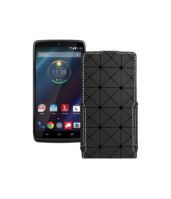 Чохол-флип з екошкіри для телефону Motorola Droid Turbo (xt1254)