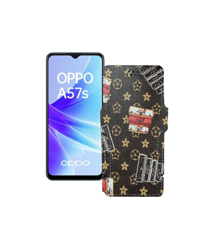 Чохол-книжка з екошкіри для телефону OPPO A57s