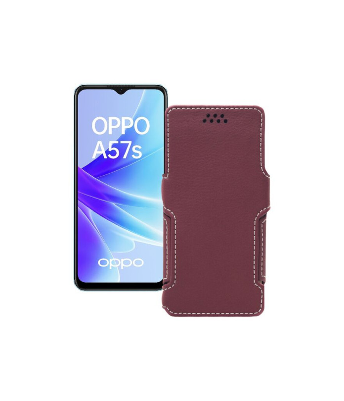 Чохол-книжка з екошкіри для телефону OPPO A57s