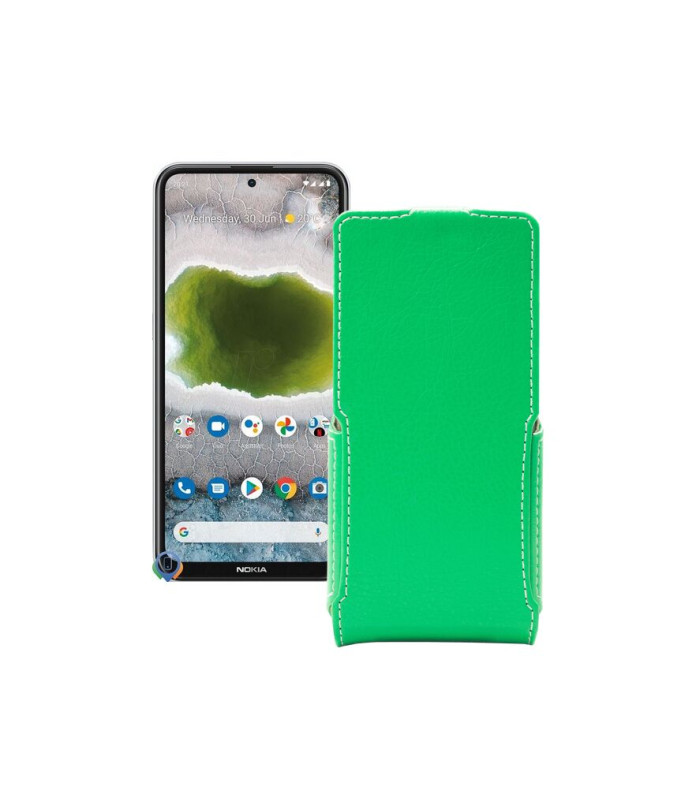 Чохол-флип з екошкіри для телефону Nokia X10