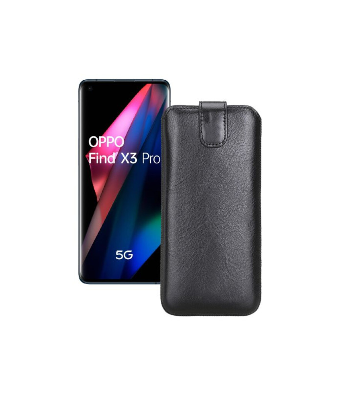 Витяжка зі шкіри для телефону OPPO Find X3 Pro