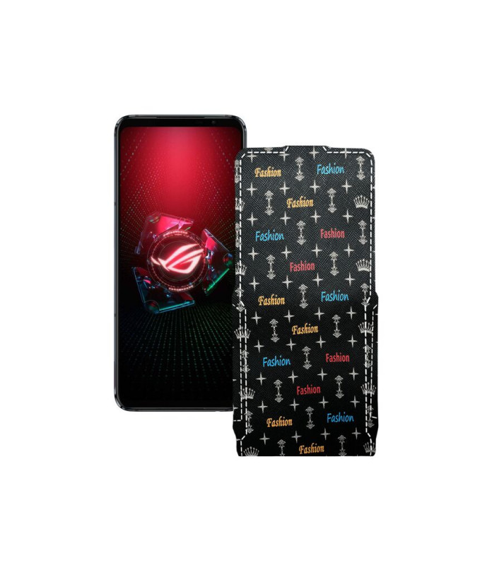 Чохол-флип з екошкіри для телефону Asus ROG Phone 5s Pro