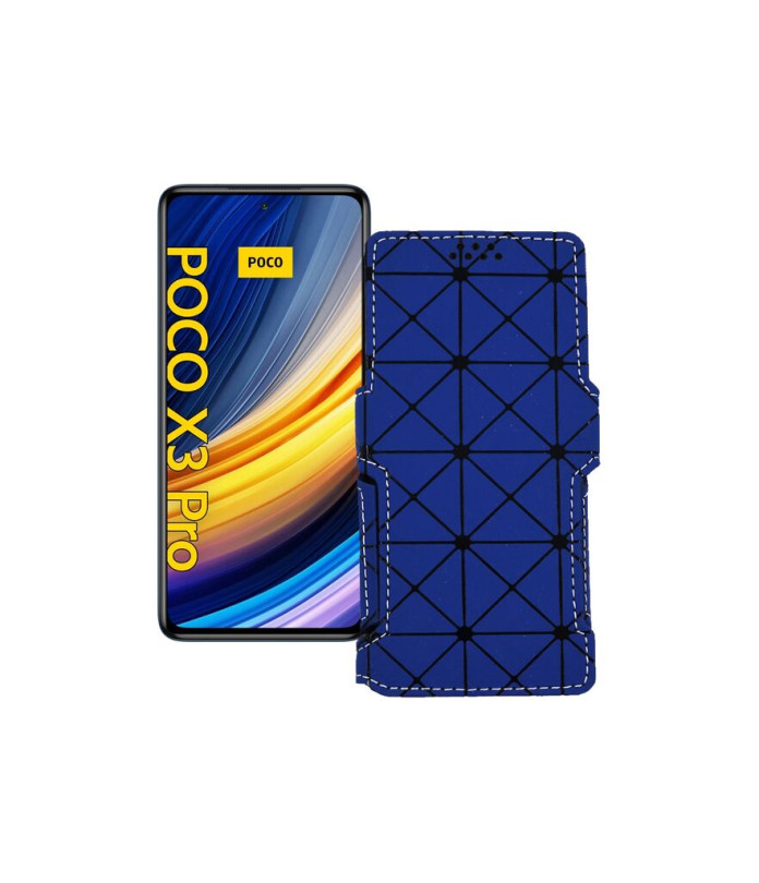 Чохол-книжка з екошкіри для телефону Xiaomi Poco X3 Pro