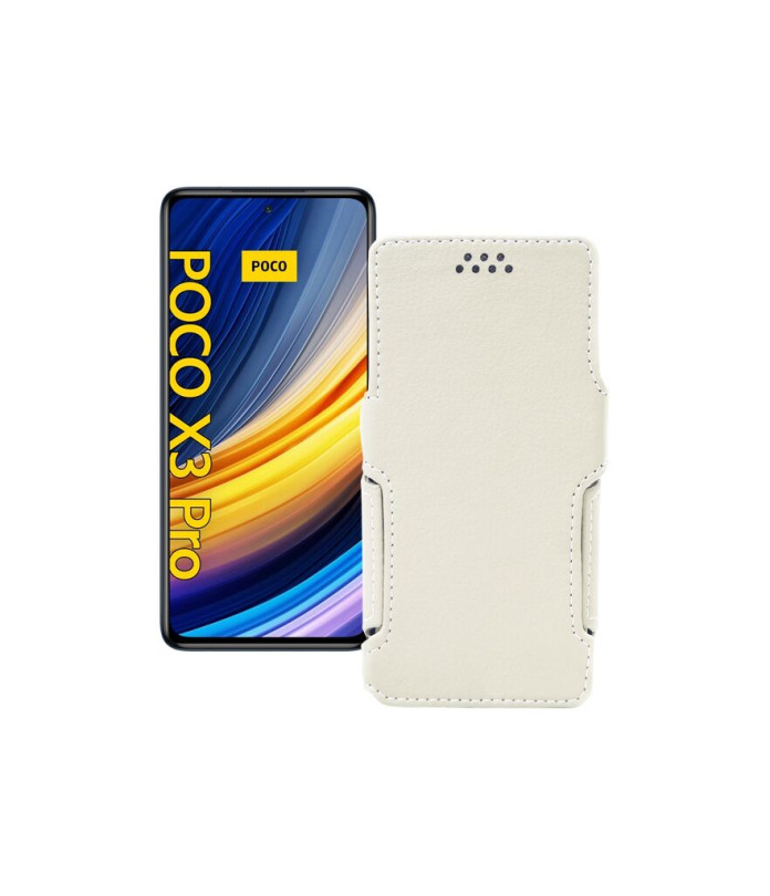 Чохол-книжка з екошкіри для телефону Xiaomi Poco X3 Pro