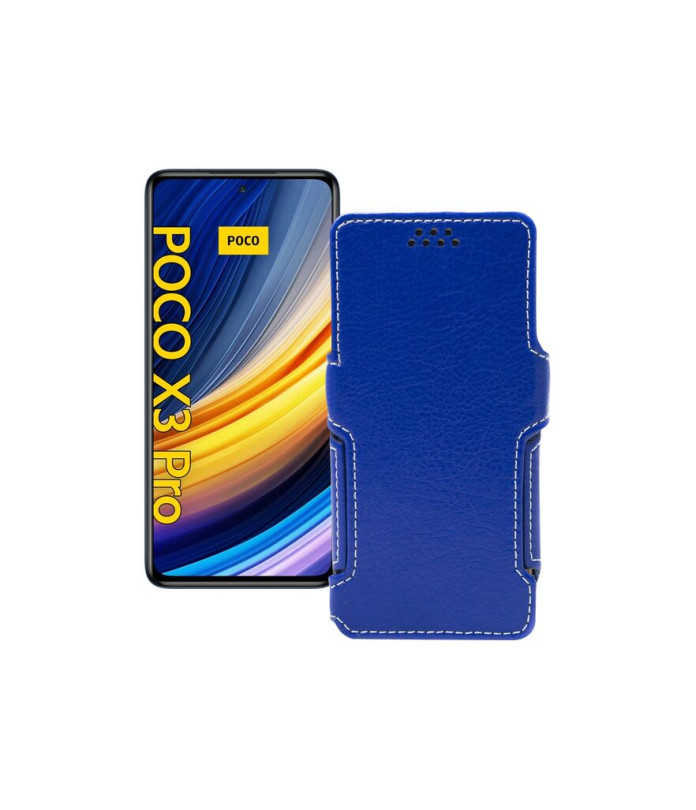 Чохол-книжка з екошкіри для телефону Xiaomi Poco X3 Pro