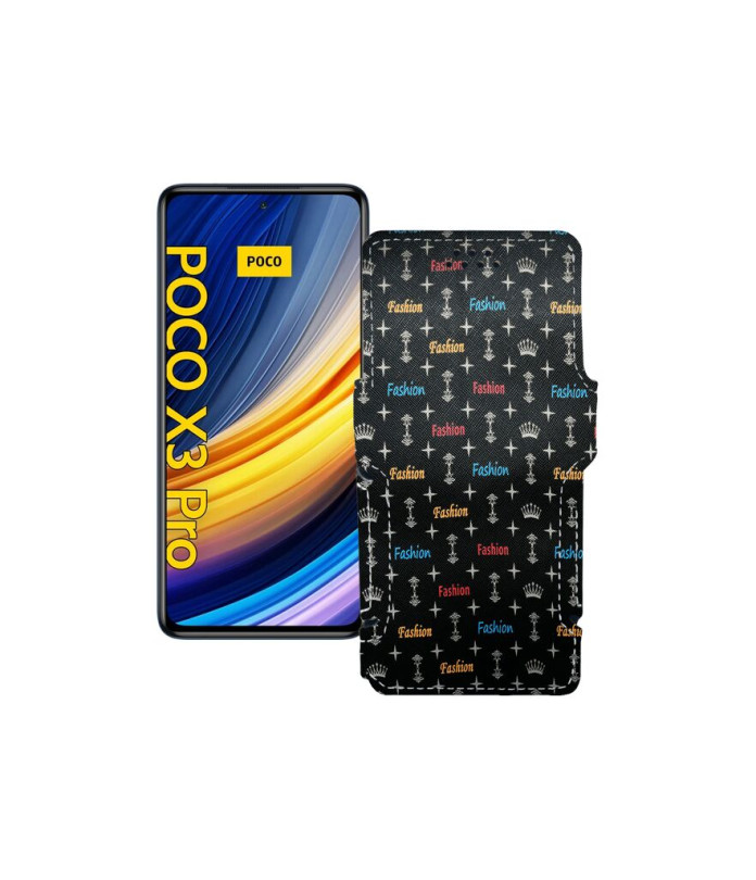 Чохол-книжка з екошкіри для телефону Xiaomi Poco X3 Pro