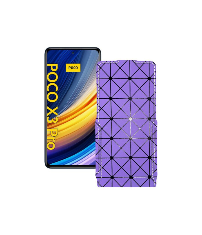 Чохол-флип з екошкіри для телефону Xiaomi Poco X3 Pro