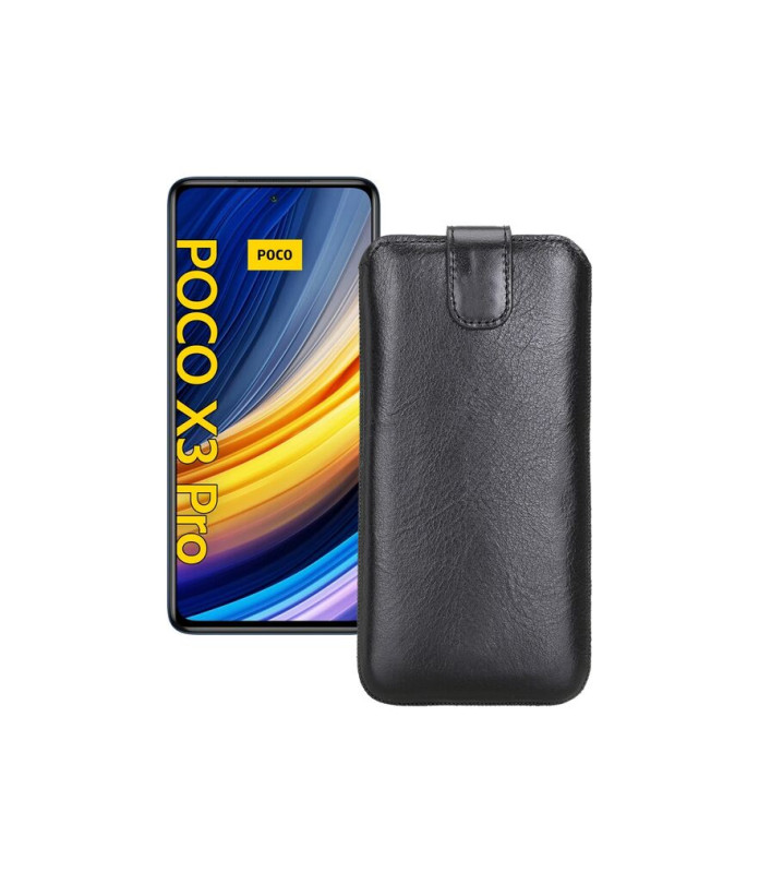 Витяжка зі шкіри для телефону Xiaomi Poco X3 Pro