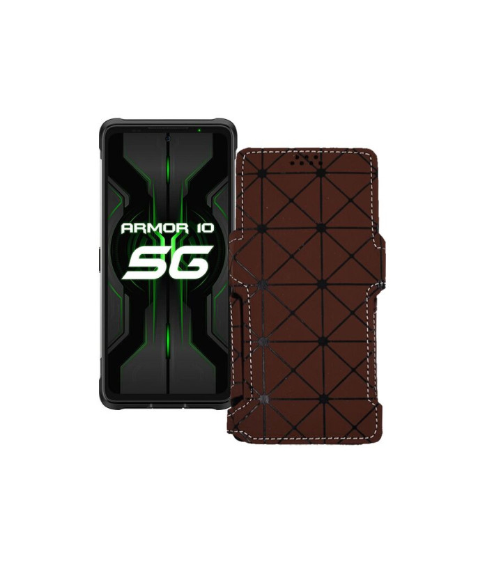 Чохол-книжка з екошкіри для телефону Ulefone Armor 10 5G