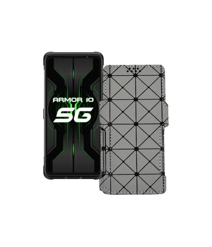 Чохол-книжка з екошкіри для телефону Ulefone Armor 10 5G