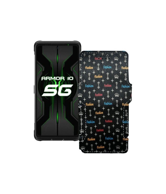 Чохол-книжка з екошкіри для телефону Ulefone Armor 10 5G