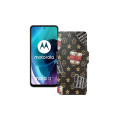 Чохол-книжка з екошкіри для телефону Motorola Moto G71 5G