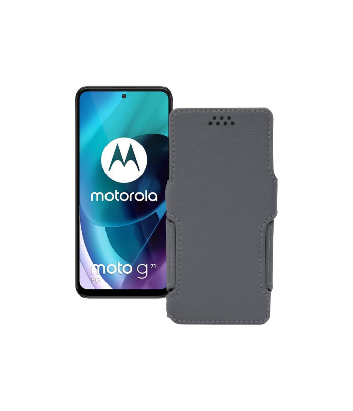 Чохол-книжка з екошкіри для телефону Motorola Moto G71 5G