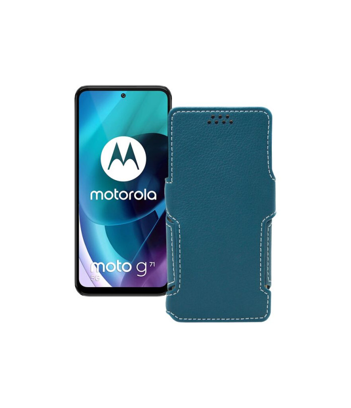 Чохол-книжка з екошкіри для телефону Motorola Moto G71 5G