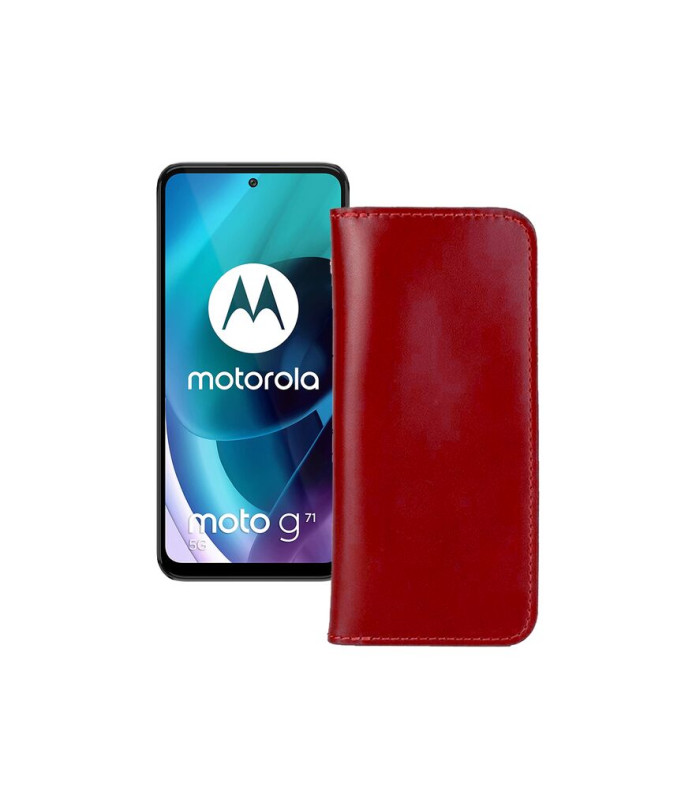 Портмоне з шкіри для телефону Motorola Moto G71 5G