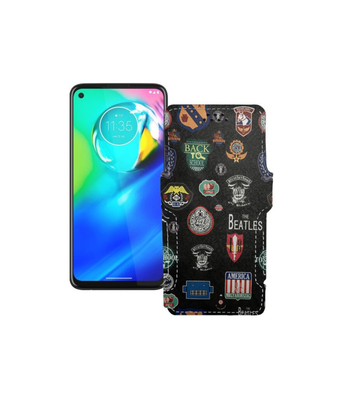 Чохол-книжка з екошкіри для телефону Motorola Moto G8 Power