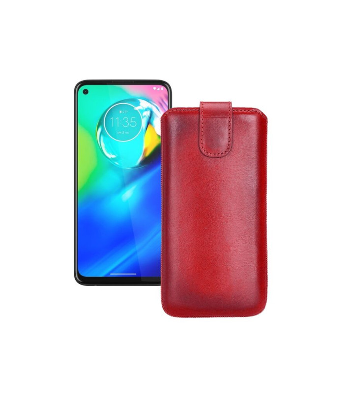 Витяжка з екошкіри для телефону Motorola Moto G8 Power