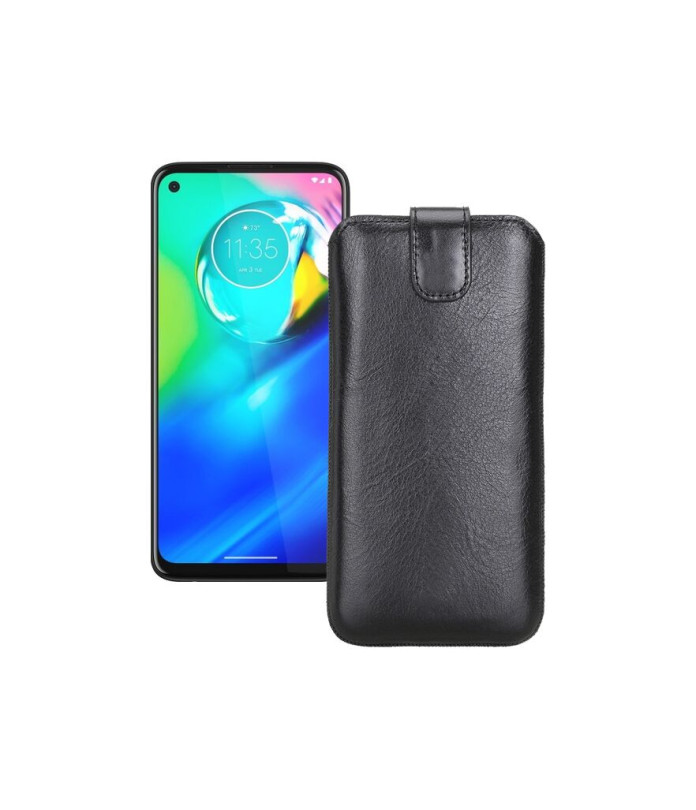 Витяжка з екошкіри для телефону Motorola Moto G8 Power