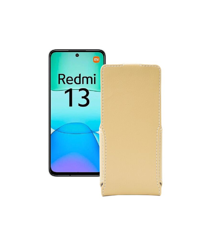 Чохол-флип з екошкіри для телефону Xiaomi Redmi 13