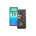 Чохол-флип з екошкіри для телефону Xiaomi Redmi 13